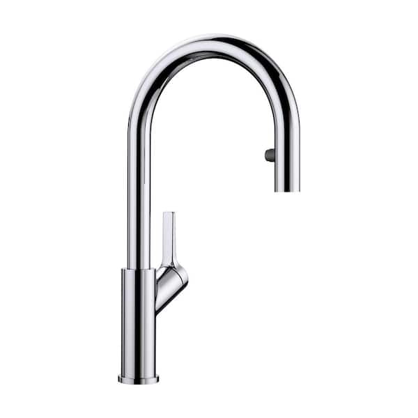 Blanco Urbena Single-Handle Pull Down Sprayer Kitchen Faucet in Polished Chrome