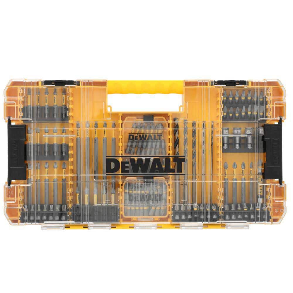 DEWALT Maxfit Ultra Steel Screwdriving/Drill Bit Set (120-Piece) with Large Toughcase DWAUMF120SET