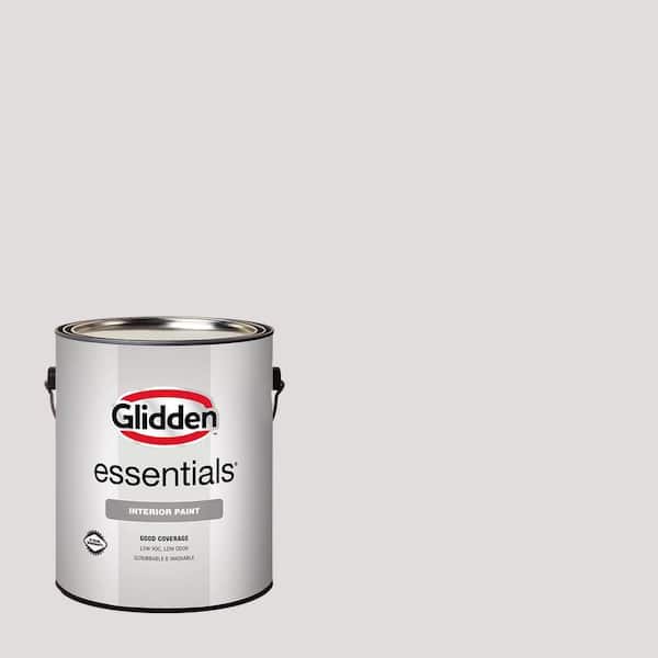 Glidden Essentials 1 gal. PPG1014-3 Silver Screen Semi-Gloss Interior ...