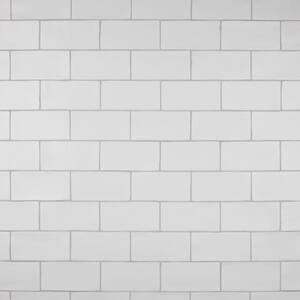 Chester Matte Bianco 3 in. x 6 in. Ceramic Wall Subway Tile (6.02 sq. ft. / Case)