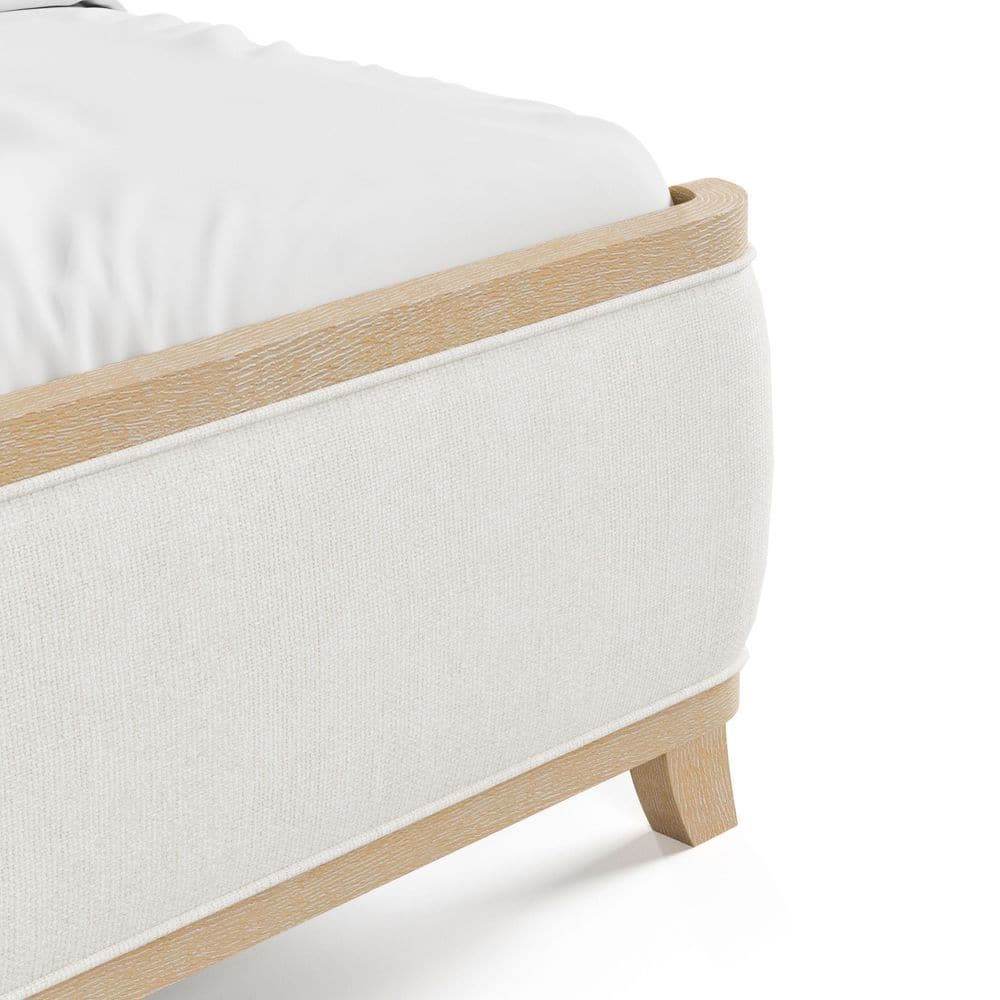 Ellington Brown Wood Frame King Panel Bed with Solid Wood - thumbnail 5