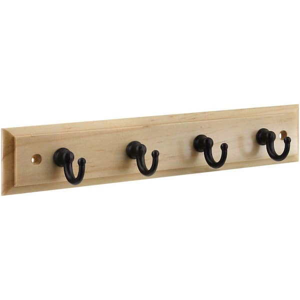 Stanley-National Hardware 8.75 in. Key Tidy Hook Rail in Oil-Rubbed Bronze