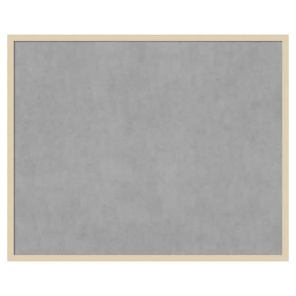 Amanti Art Svelte Natural 41 in. x 33 in. Framed Magnetic Board