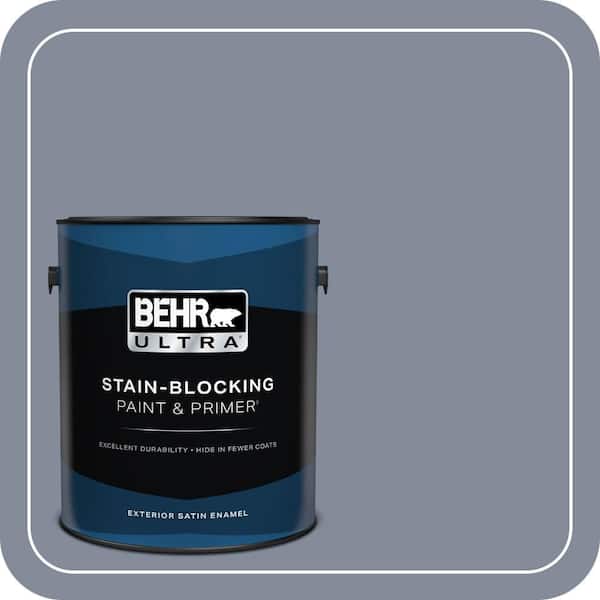 BEHR ULTRA 1 gal. #PPU15-08 River Tour Satin Enamel Exterior Paint & Primer