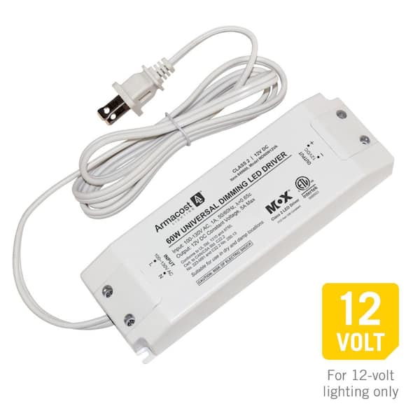 E ENERSYSTEC 12V Dimmable LED Driver 40 Watt Triac Dimming 12 Volt LED  Power Supply IP67 Waterproof LED Adapter 3.4A, Constant Voltage 40W Power  Converter Triac Dimming,120V to 12V LED Transformer 