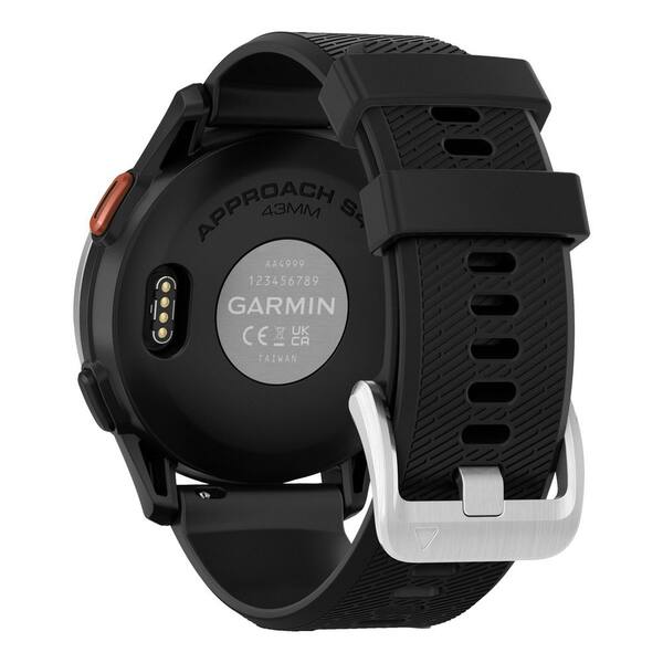 Garmin Approach S44 GPS Golf Smartwatch in Silver/Black, 1.7 in x
