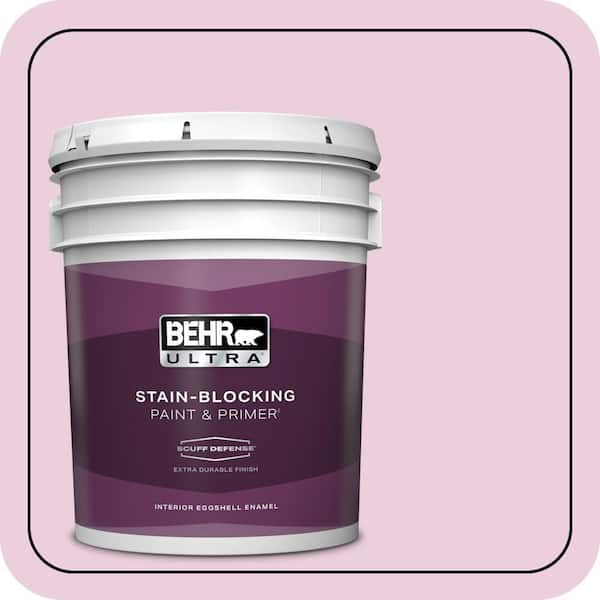 BEHR ULTRA 5 gal. #M130-2 Creamy Freesia Extra Durable Eggshell Enamel Interior Paint & Primer