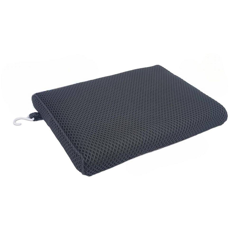 15.8 in. W Non-Slip Soft Silicone Shower Stool Seat Cushion in Gray 4D Mesh Fabric Quick Drying Bathtub Chair Pad price history on PriceWatchPro