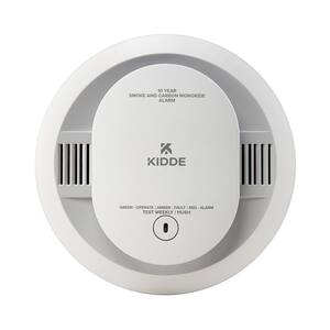 Smoke and Carbon Monoxide Combo Detector, 10-Year Lithium Battery-Operated, Voice Alerts