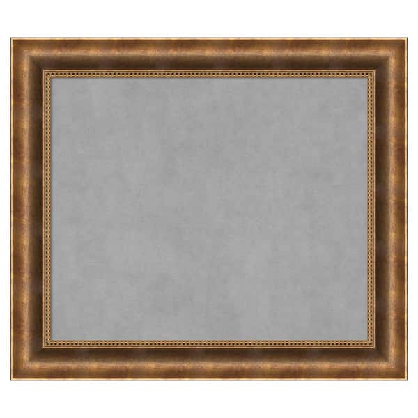 Amanti Art Manhattan Bronze 29 in. x 25 in. Framed Magnetic Board