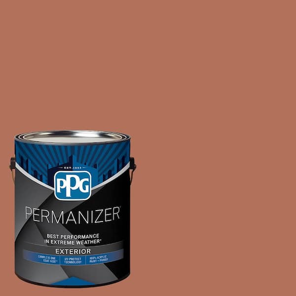 PERMANIZER 1 gal. PPG1067-5 Copper Beech Semi-Gloss Exterior Paint