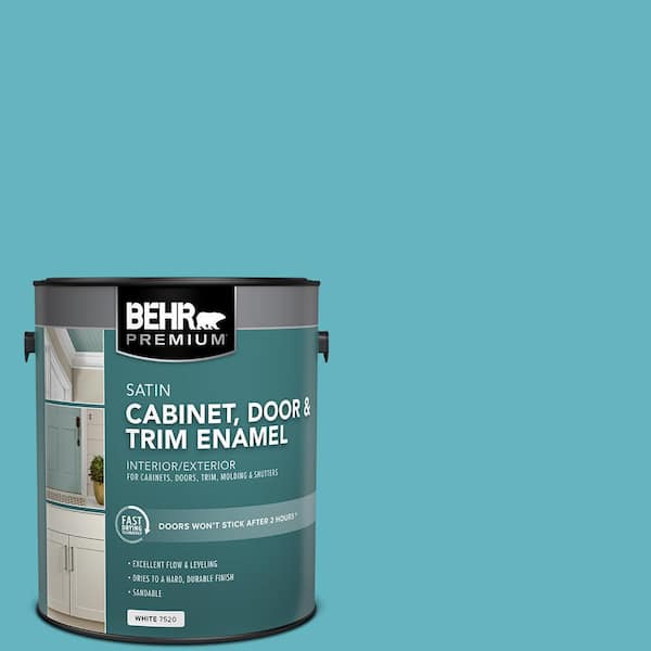 BEHR PREMIUM 1 gal. #MQ4-51 Adonis Satin Enamel Interior/Exterior Cabinet, Door & Trim Paint