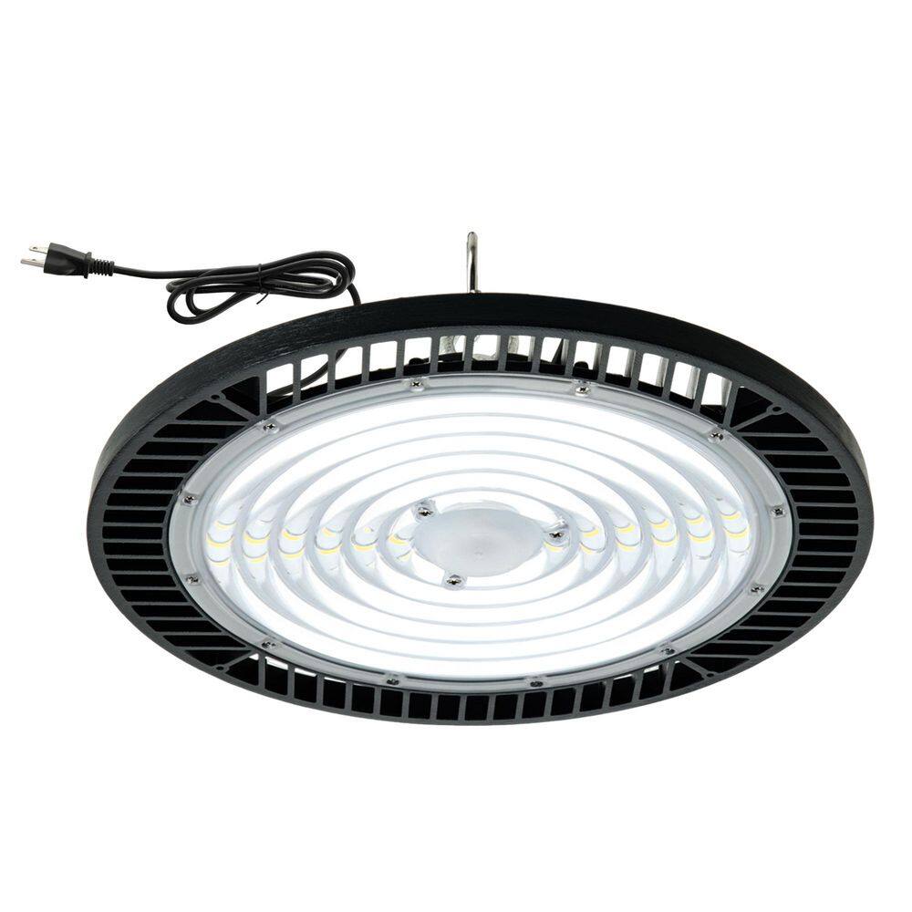 240W LED High Bay Light, Flush Mount Light Dimmable, Black Finish 90° Beam Angle for Warehouse Workshop (1-pack) price history on PriceWatchPro