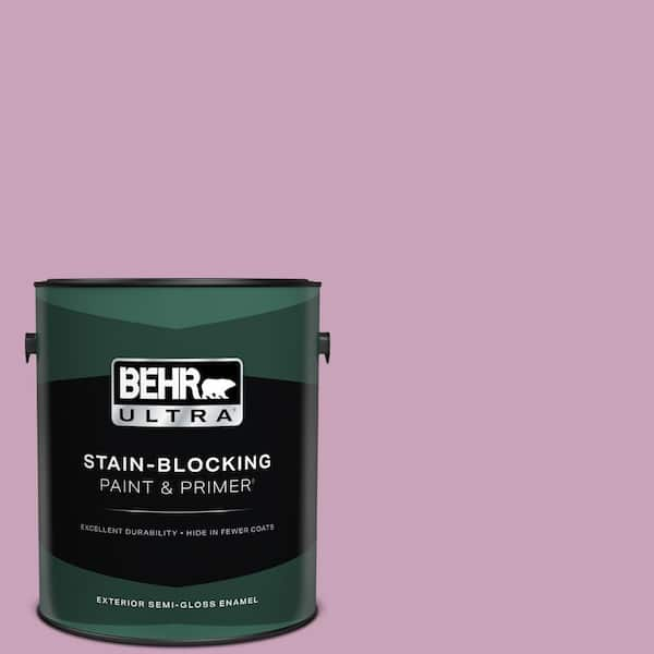 BEHR ULTRA 1 gal. #690D-4 Taste of Berry Semi-Gloss Enamel Exterior Paint & Primer