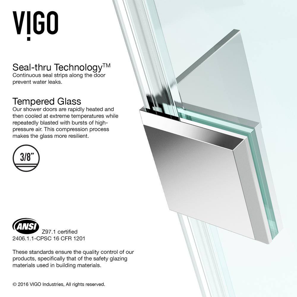 Piedmont Frameless Neo-Angle Shower Enclosure with Clear Glass and Brushed Nickel Hardware
