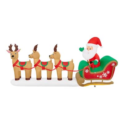 Star Wars 8.5 ft. At-At Reindeer With Lights Holiday Inflatable 118440 -  The Home Depot