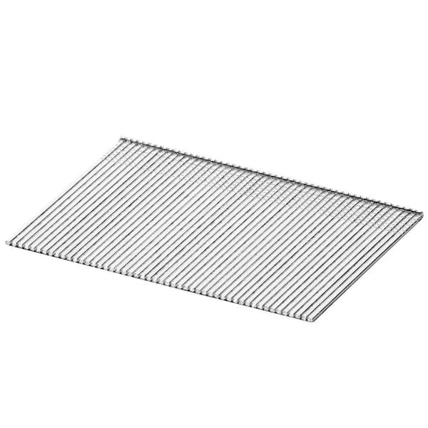 16 Gauge Finish Nails, 2in. Angled Finishing Nails, 2000-Count Galvanized Finishing Nail, 20-Degree Heavy-Duty Brad Nail