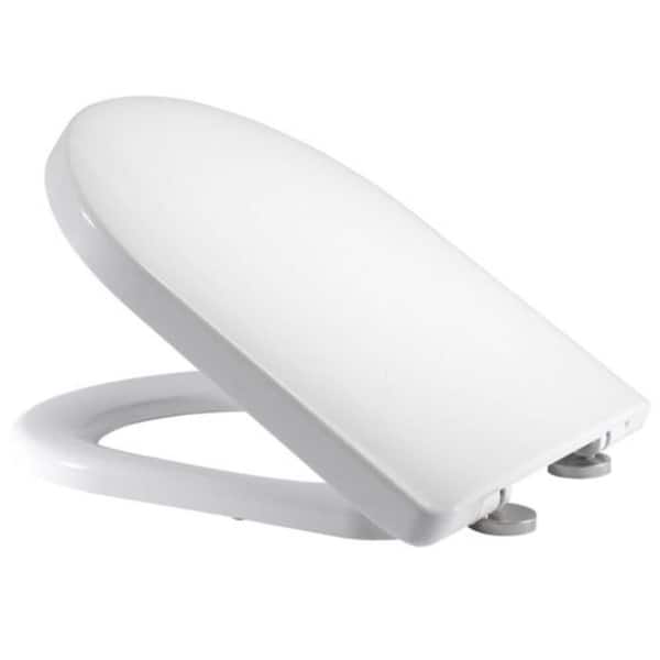 Round Soft-close Toilet Seat in Glossy White for T01