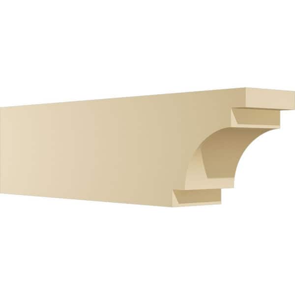 Ekena Millwork Standard Mediterranean 5 in. W x 8 in. H x 30 in. D Signature Urethane Rafter Tail Outlooker
