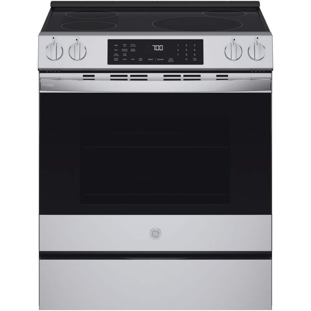30 in Smart Slide-In Induction and Convection Range with No Preheat Air Fry