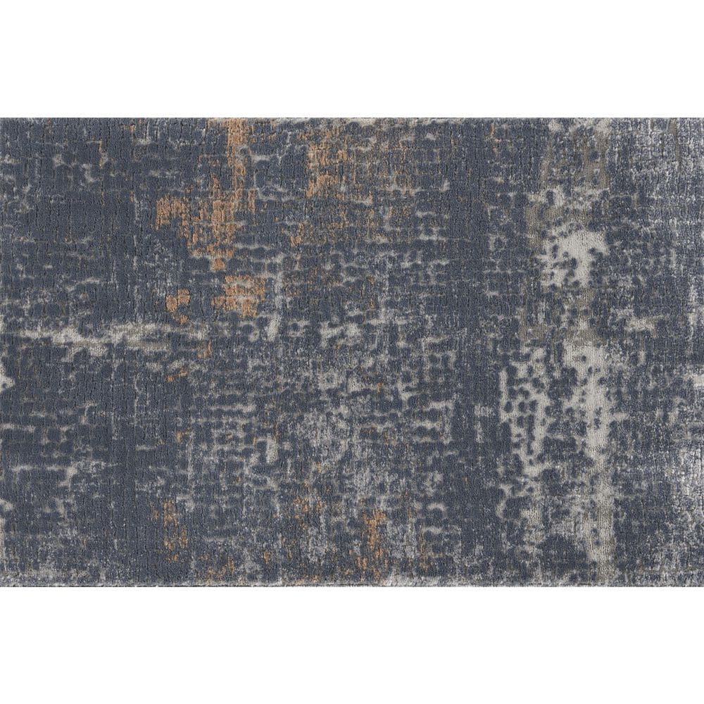 Natural Harmony Frenzy Color Slate Pattern Custom Area Rug with Pad ...