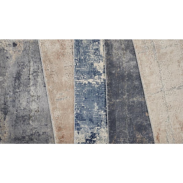 9 in. x 9 in. Pattern Carpet Sample - Frenzy - Color Cobblestone
