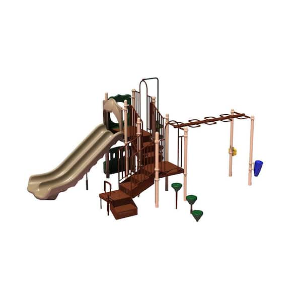 Ultra Play UPlay Today Maddie's Chase (Natural) Commercial Playset with Ground Spike