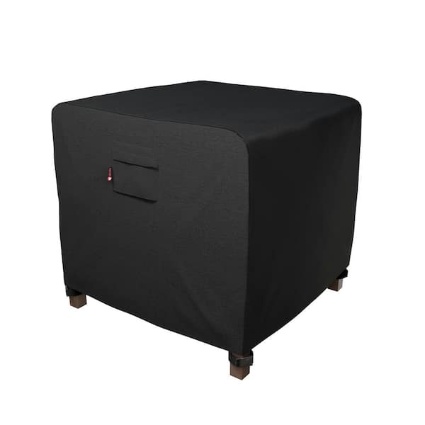 Unbranded 50 in. L x 50in. W Square Fire Pit Cover Outdoor Waterproof and Weatherproof Heavy Duty 600D Patio Fireplace Table Cover