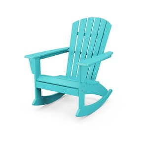 Grant Park Plastic Patio Adirondack Outdoor Rocking Chair