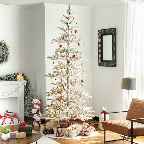 Happy Holidays White Velour Christmas Stockings