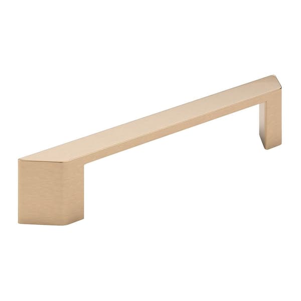 Richelieu Hardware Sevilla Collection 5-1/16 in. (128 mm) Modern Champagne Bronze Geometric Cabinet Bar Pull
