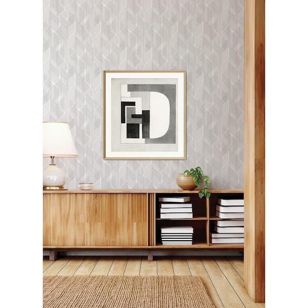Bryant Black Crosshatch Non-Pasted Wallpaper Sample