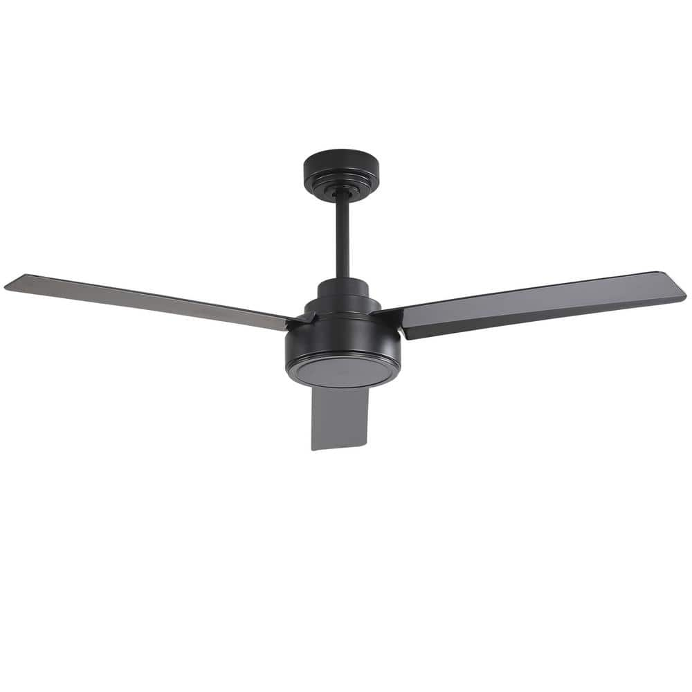 Sofucor 52 In Indoor Outdoor Modern White Downrod Ceiling Fan Without Lights 6 Speed Remote