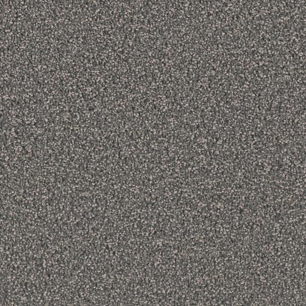 Home Decorators Collection Delicate Flower  - Reserved - Gray 40 oz. SD Polyester Texture Installed Carpet