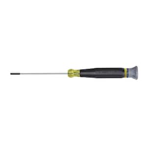 3/32 in. Slotted Electronics Screwdriver with 3 in. Shank- Cushion Grip Handle