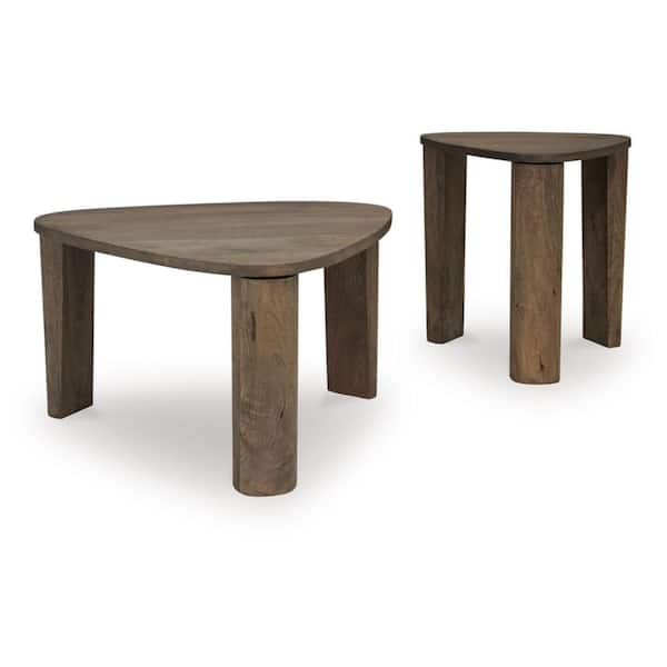 Signature Design By Ashley Reidport 26.5 in. Brown Specialty Wood Coffee Table (Set of 2)