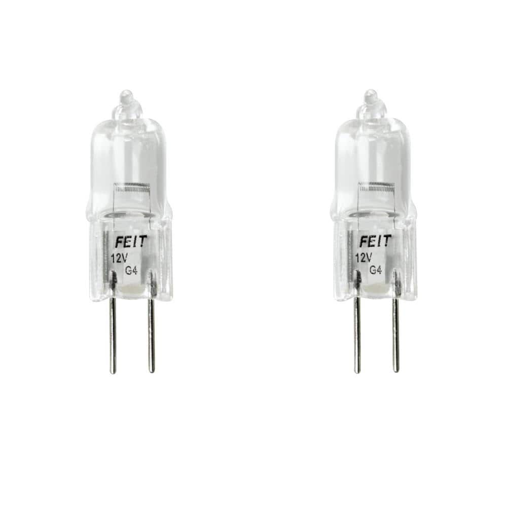 10 watt G4 Base Bulbs 12 volt T3 Bi-Pin  Base Clear Halogen Light 12V Lamp 100 