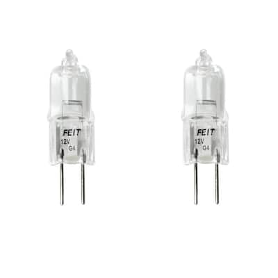 Replaces T3/T4 JC Type 20 Watt 12 Volt G4 Clear Light Bulb Equal 20 Watt Halogen Bulb Non-dimmable Ashialight LED G4 Light Bulbs-Daylight,12 Volt LED,G4 Bi-pin Base,AC/DC 12V 