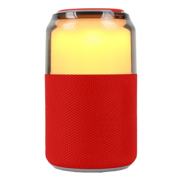 Multi-Color Glowing Speaker in Red with LED Lights