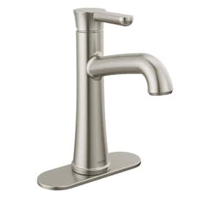 Greydon Single Handle Single Hole Bathroom Faucet in Spotshield Brushed Nickel