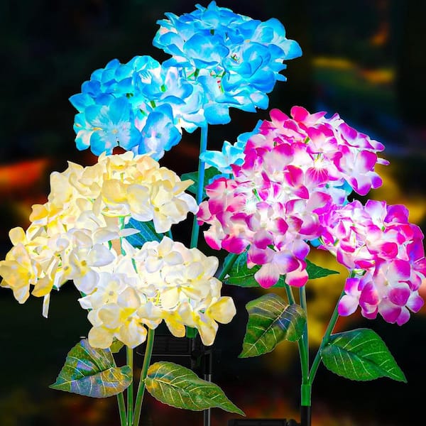 Unbranded Multicolor Metal Solar Garden Lights 3-Pack