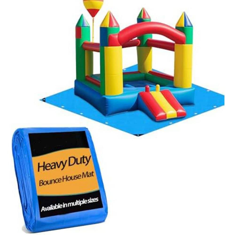 Bounce House Mat 98x98 Inch with Thickened PVC Waterproof Sunproof Flat Base Cushioning 1 Pack price history on PriceWatchPro