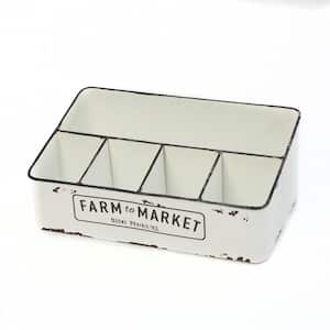 14.3 in. L Metal Farm to Market Container