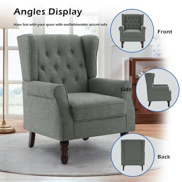 ゆ❤︎ Amazon.com: UIXE Accent Chair Modern Arm Chair, Mid Century