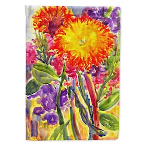 11 in. x 15-1/2 in. Polyester Flower - Aster 2-Sided 2-Ply Garden Flag