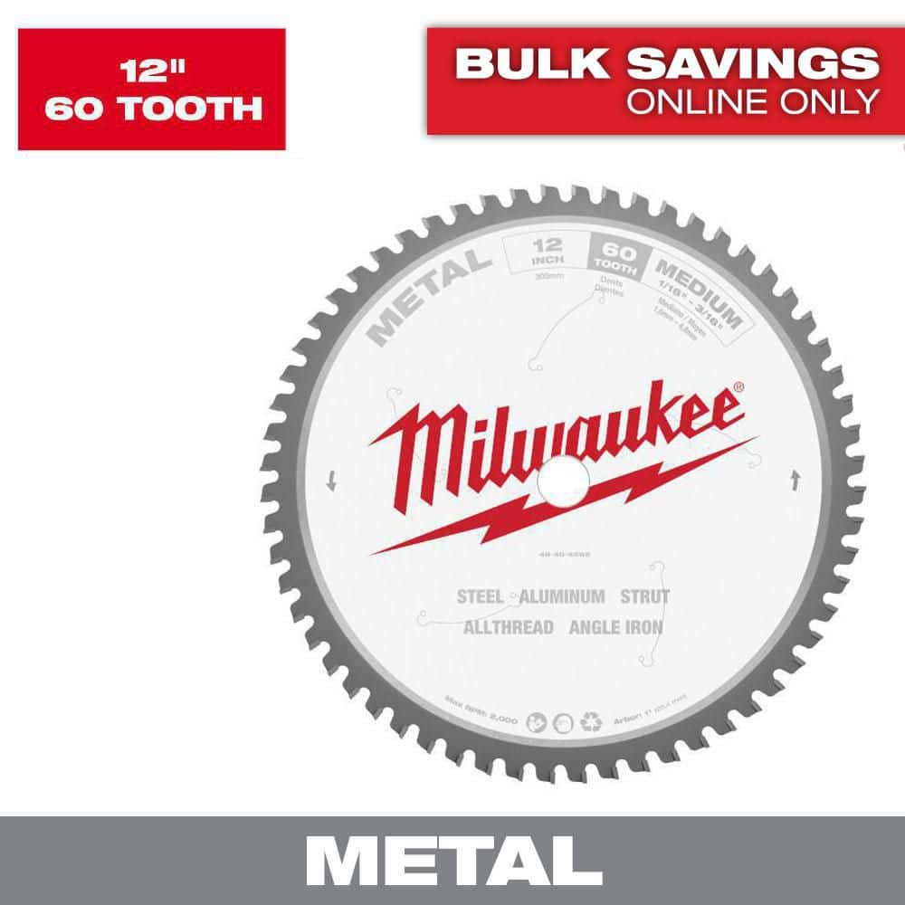 UPC 045242569106 product image for 12 in. x 60 Carbide Teeth Metal Cutting Circular Saw Blade | upcitemdb.com