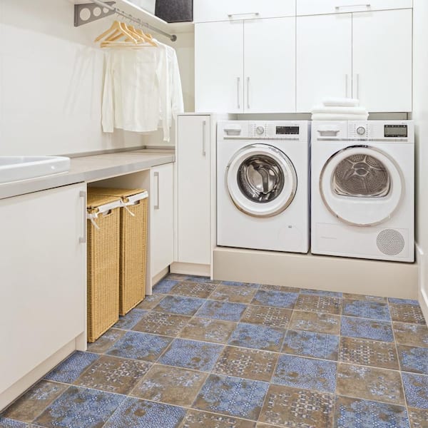 Antigua Deco Terra 13 in. x 13 in. Porcelain Floor and Wall Tile (10.76 sq. ft./Case)