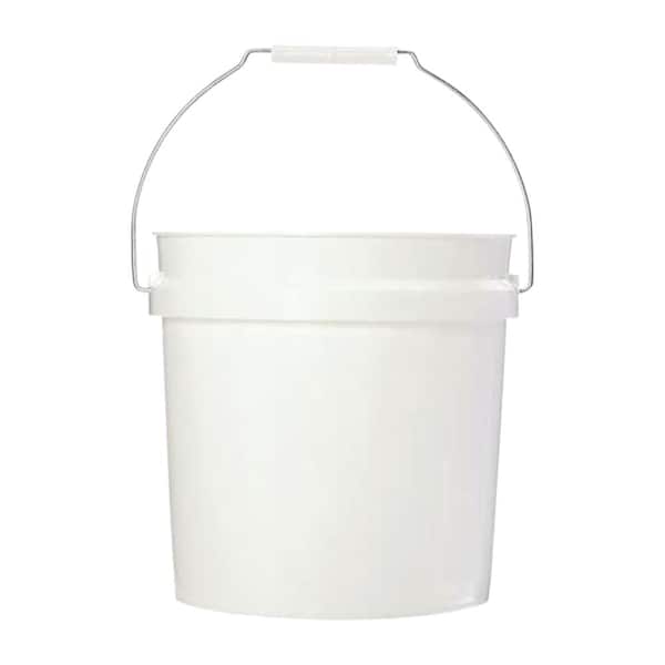 2 x 25 Litre Black Pastic Buckets With Air Tight LIds and Handles 