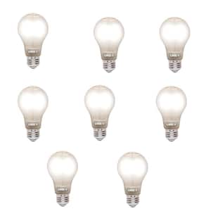 60W Equivalent Soft White A19 Dimmable LED Light Bulb with 4Flow Filament Design (8-Pack)