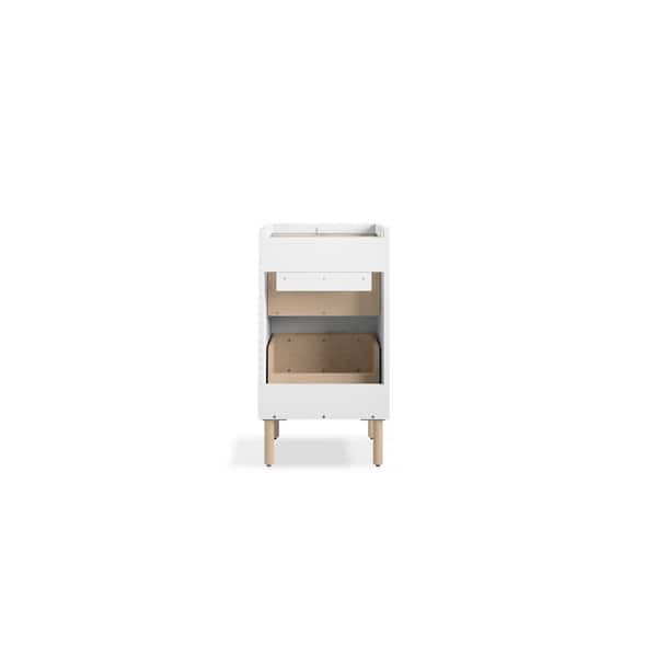 KOHLER Spacity 17 in. W x 17.4 in. D x 30.9 in. H Bathroom Vanity Cabinet without Top in White